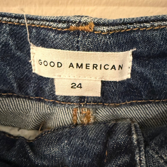 NWT Good American Good Legs Straight Jeans Medium Wash Plus Size 24 - Picture 5 of 12
